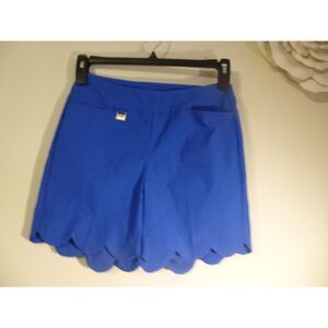 Beachtime by Lulu B’s royal blue stretch seersucker short